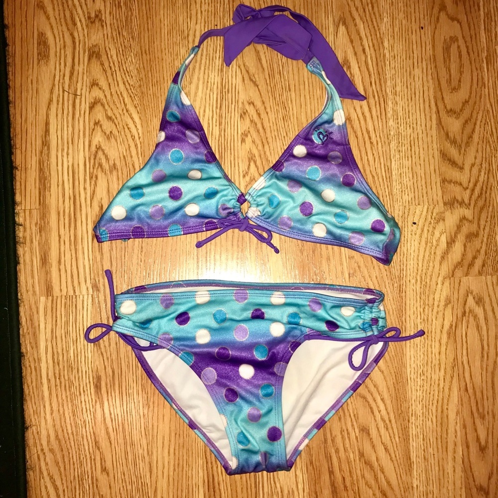 ⚜️ Justice Bikini Blue/Purple PolkaDot (SIZE: 16)